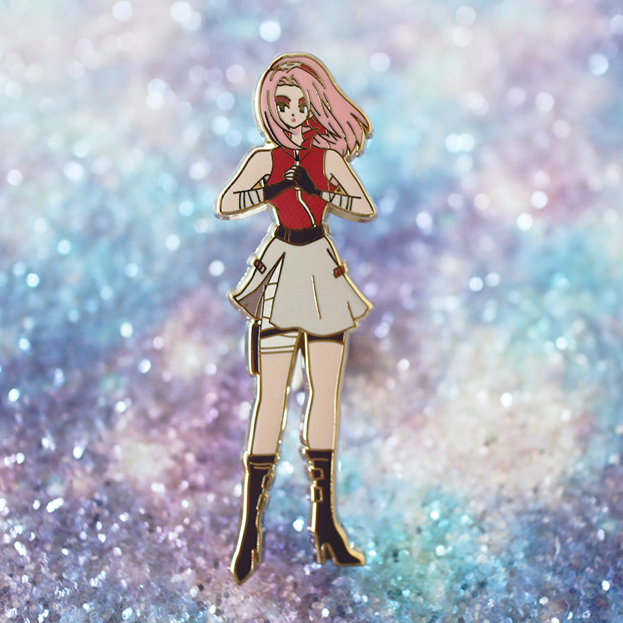 KUNOICHI SAKURA ENAMEL PIN
