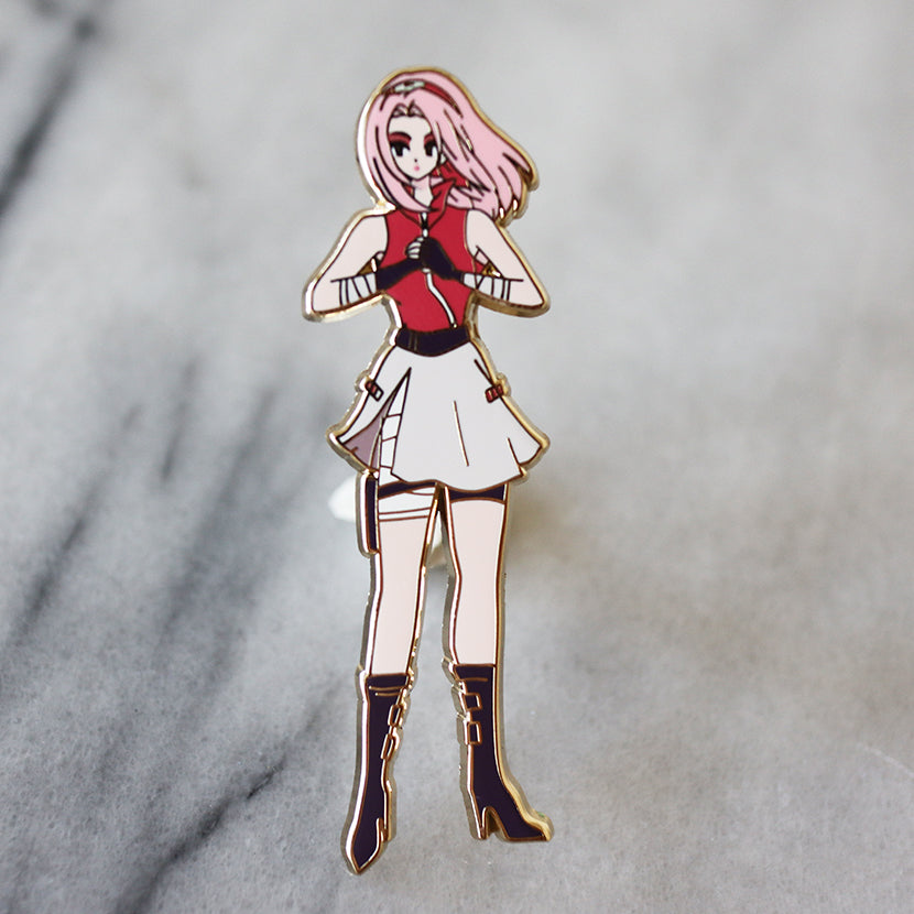 KUNOICHI SAKURA ENAMEL PIN