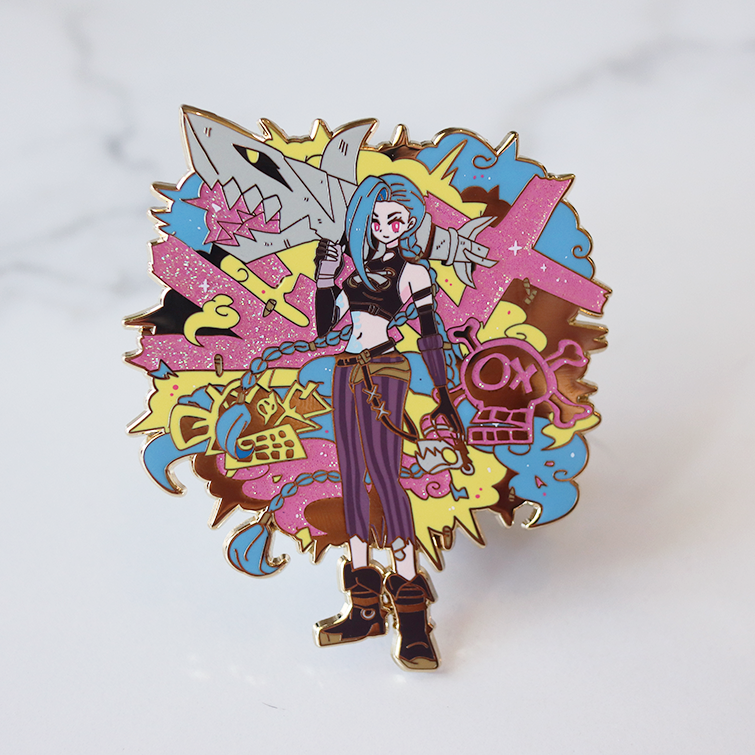 ARCANE JINX [GOLD PLATING] ENAMEL PIN