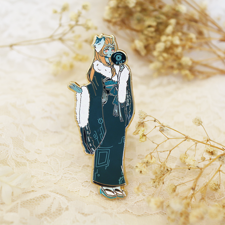 WINTER KIMONO MIDNA ENAMEL PIN