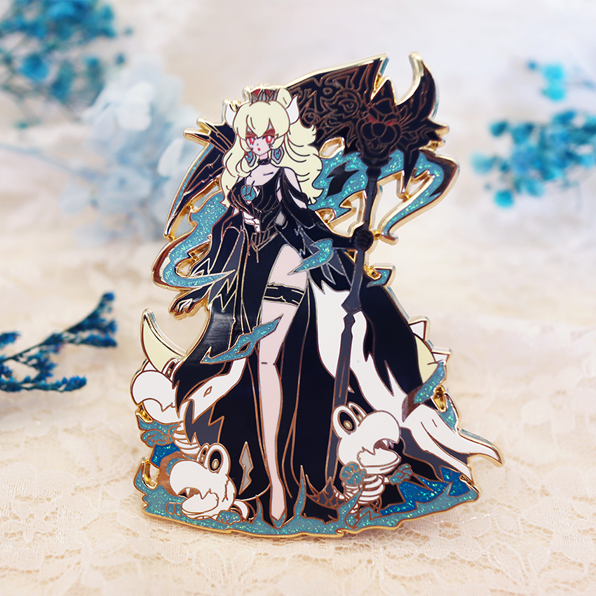 REAPER BOWSETTE [BLONDE] ENAMEL PIN