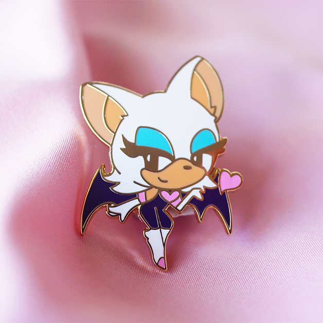 ROUGE BAT ENAMEL PIN