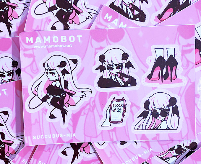 MIA STICKER SHEET