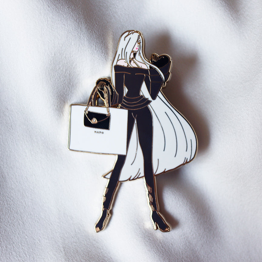 FASHION JEANNE ENAMEL PIN [NINTENDOLL]