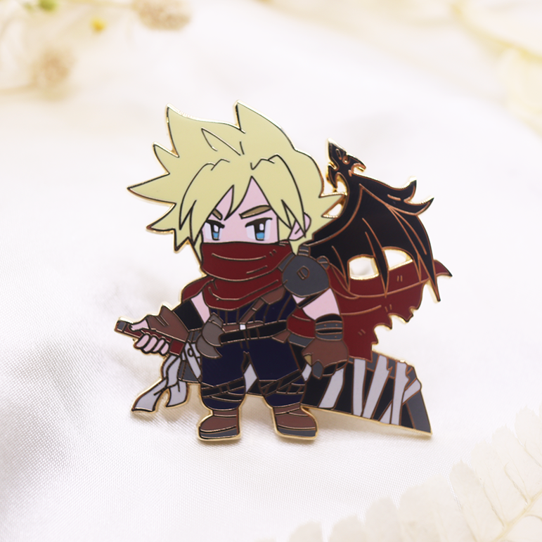 FF CLOUD [KINGDOM HEARTS] ENAMEL PIN