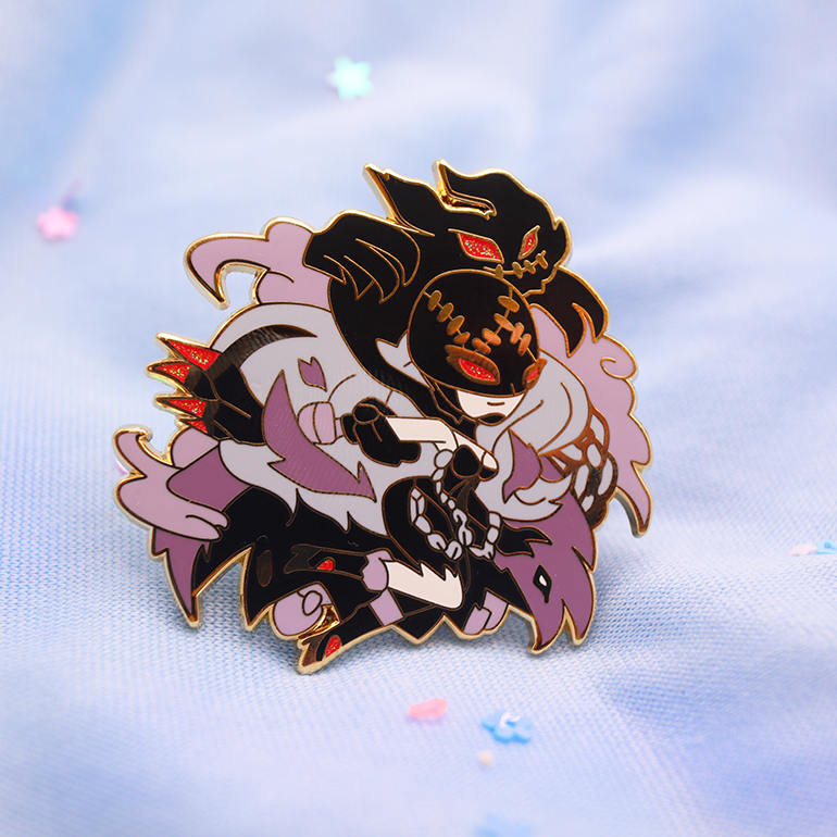 DIGIQUEEN LADYDEVIMON ENAMEL PIN