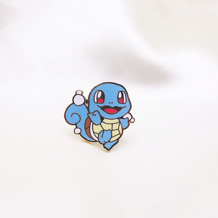 007 SQUIRTLE ENAMEL PIN [MINI MONSTERS] [POKEDEX PROJECT]