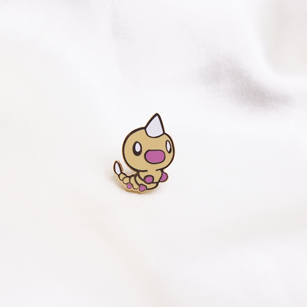 013 WEEDLE ENAMEL PIN [XS MINI MONSTERS] [POKEDEX PROJECT]