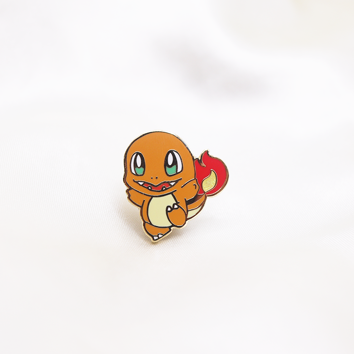 004 CHARMANDER ENAMEL PIN [MINI MONSTERS] [POKEDEX PROJECT]