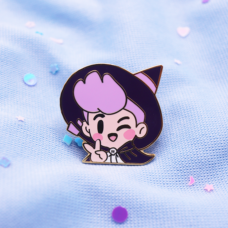 LITTLE WITCH BOY CLASSIC ENAMEL PIN