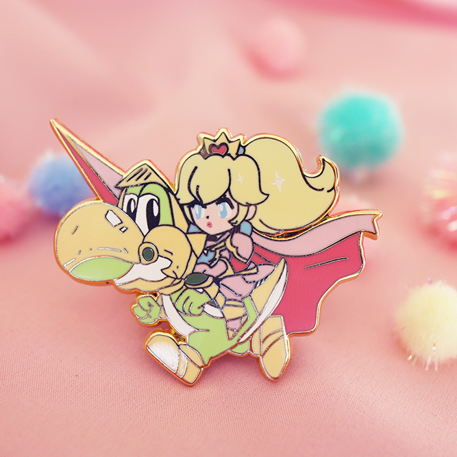 CHIBI YOSHI KNIGHT PEACH