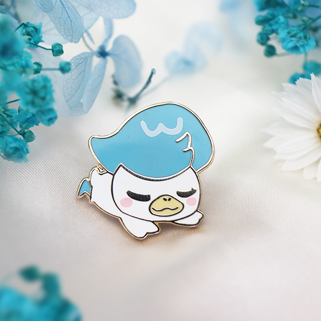 Baby Quaxley Enamel pin