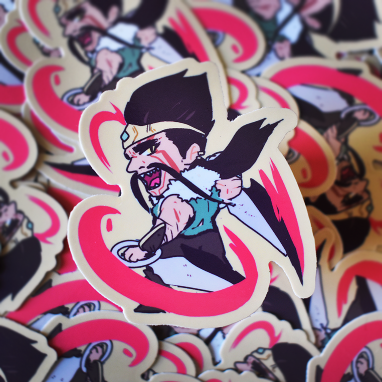 Draven Vinyl Sticker