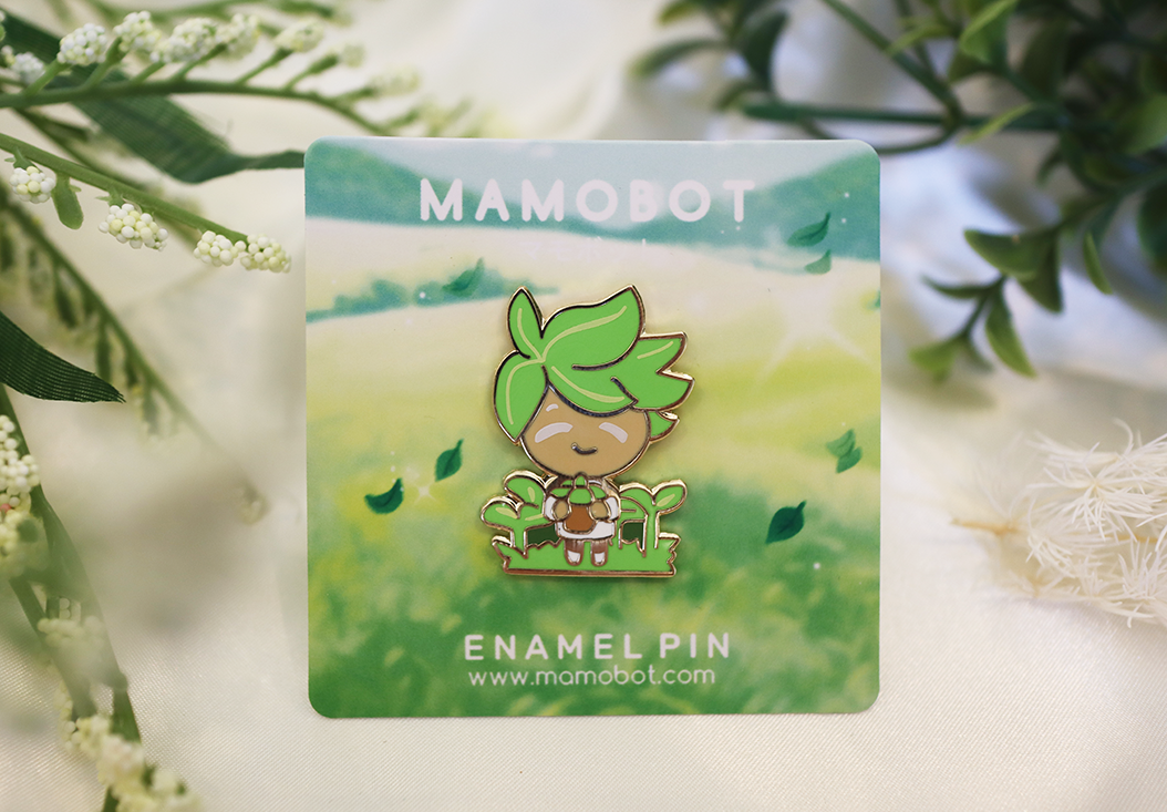 HERB COOKIE ENAMEL PIN [COOKIE CUTIE]