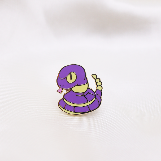 023 EKANS ENAMEL PIN [MINI MONSTERS] [POKEDEX PROJECT]