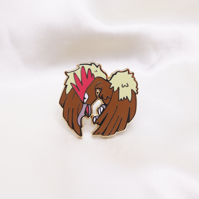 022 FEAROW ENAMEL PIN [MINI MONSTERS] [POKEDEX PROJECT]