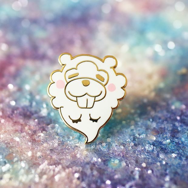 GHOSTY BIDOOF ENAMEL PIN