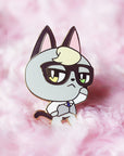 SMUG RAYMOND ENAMEL PIN [villager]