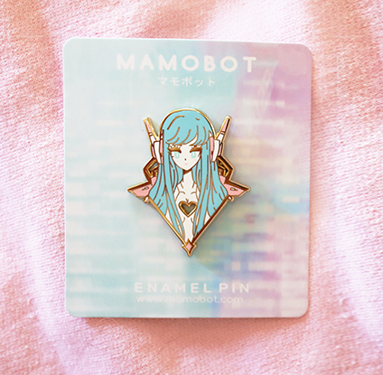 ANDROID GIRL V2 ENAMEL PIN