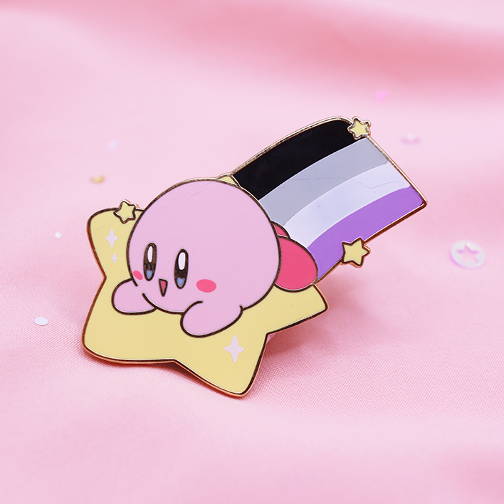 PRIDE POYO -ASEXUAL [ACE] ENAMEL PIN