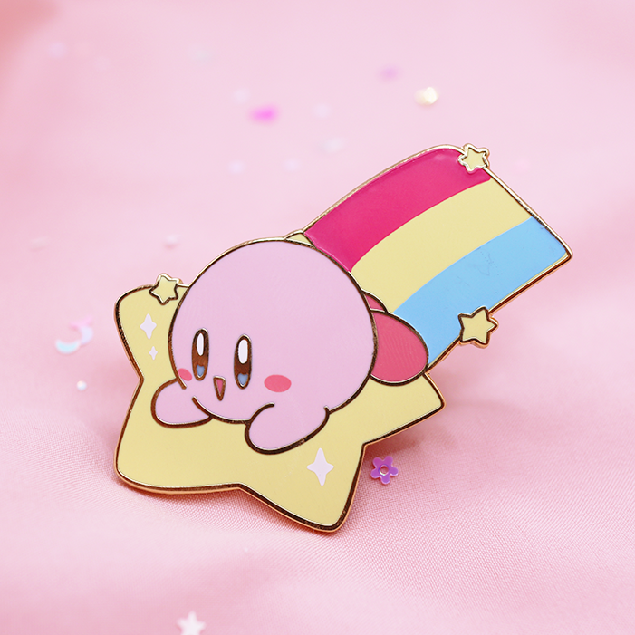 PRIDE POYO -PANSEXUAL ENAMEL PIN