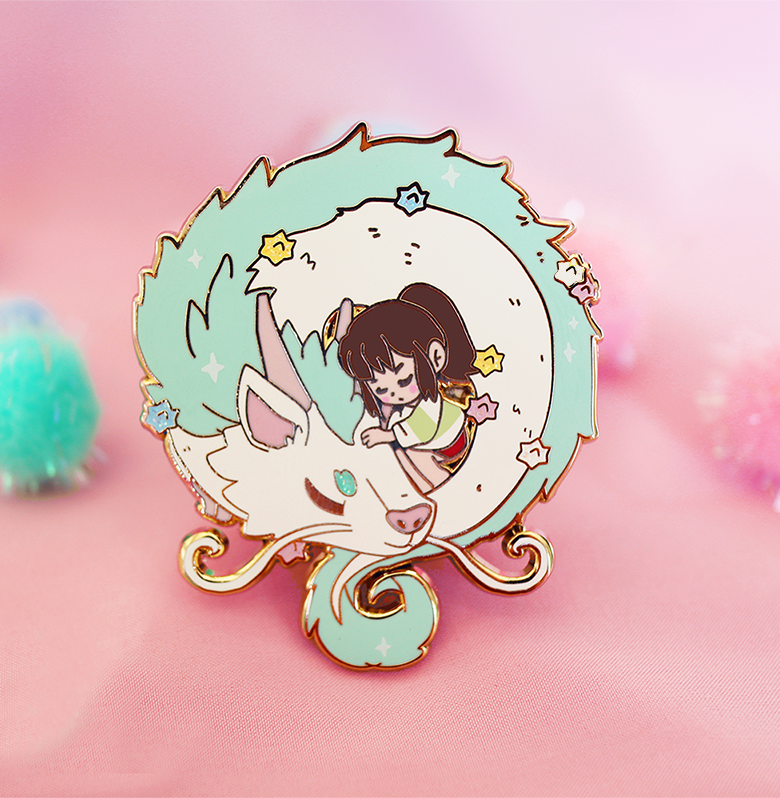 RIVER SPIRIT SLUMBER ENAMEL PIN [PATREON EXCLUSIVE]