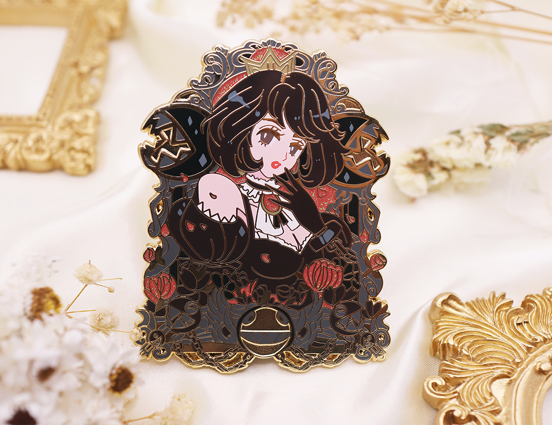 CHOMPETTE PORTRAIT ENAMEL PIN