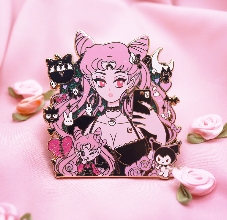 E girl Wicked Lady Enamel Pin