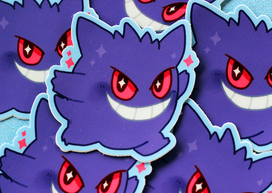 GENGAR VINYL STICKER