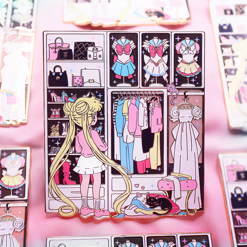 4&quot; USAGI&#39;s CLOSET ENAMELPIN