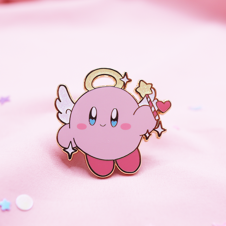 ANGEL WAND POYO ENAMEL PIN