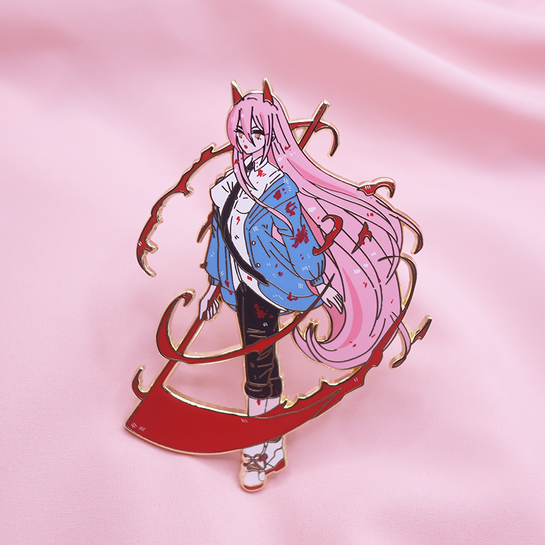POWER ENAMELPIN [PINK]