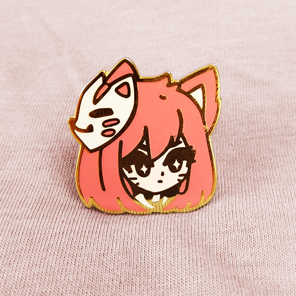 MONSTER GIRL: KITSUNE ENAMEL PIN