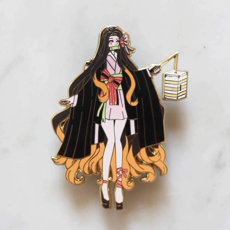 FASHION HAORI DEMON ENAMEL PIN [LIMITED EDITION]