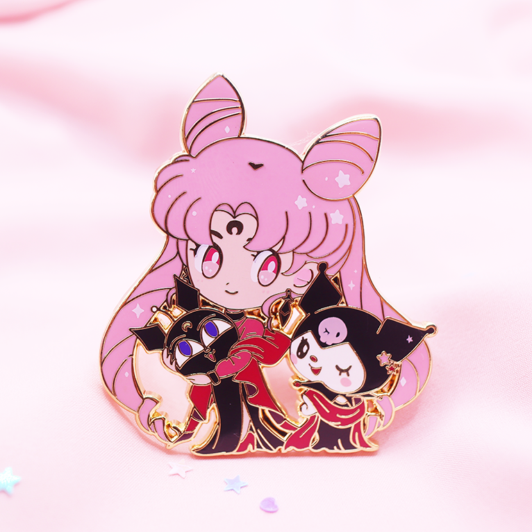 WICKED LADY X KUROMI [SM X SANRIO] ENAMEL PIN