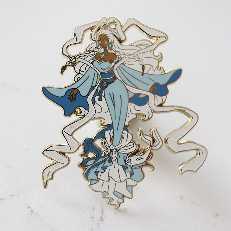 3&quot; MOON GODDESS YUE ENAMEL PIN [ FASHION ATLA V2]