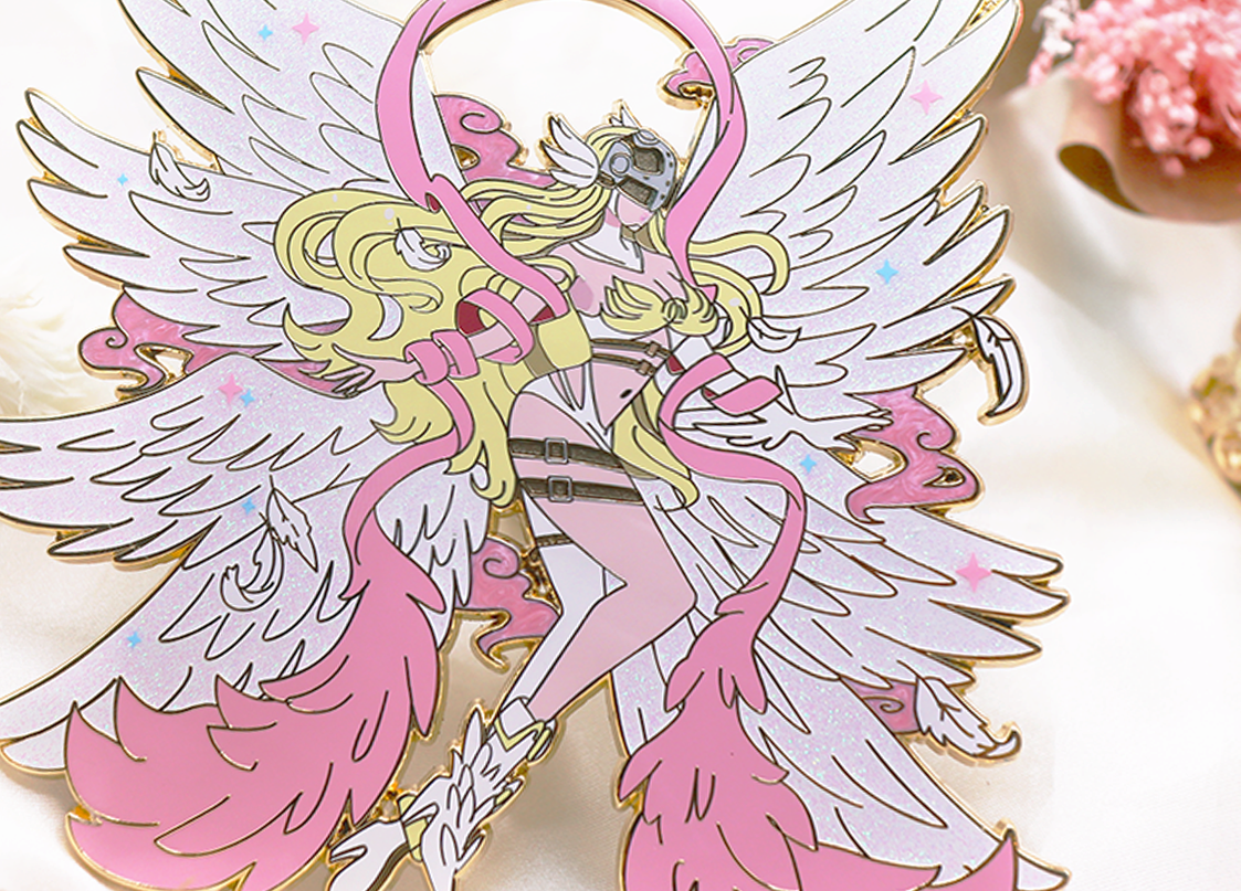 5&quot; FANTASY ANGEWOMON [CLASSIC] ENAMELPIN