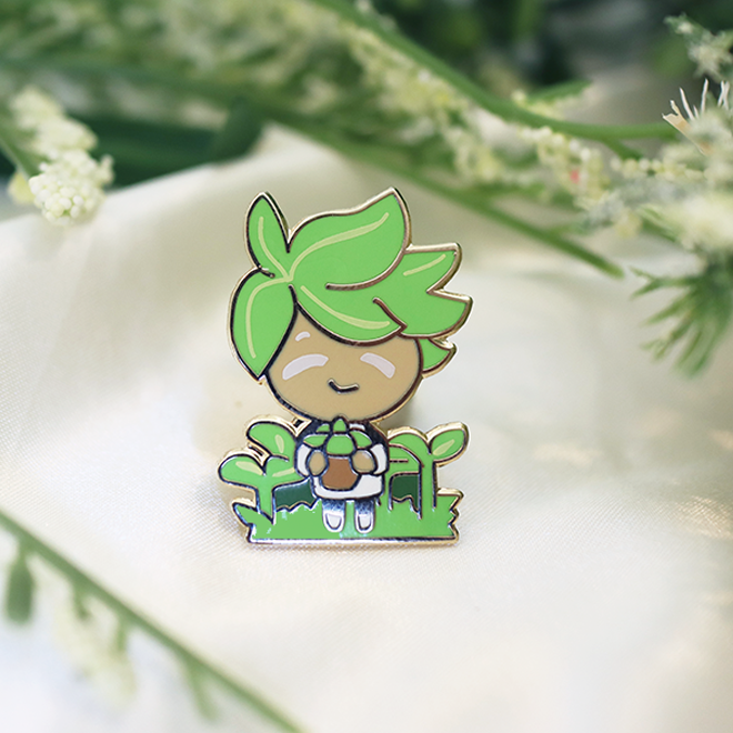 HERB COOKIE ENAMEL PIN [COOKIE CUTIE]