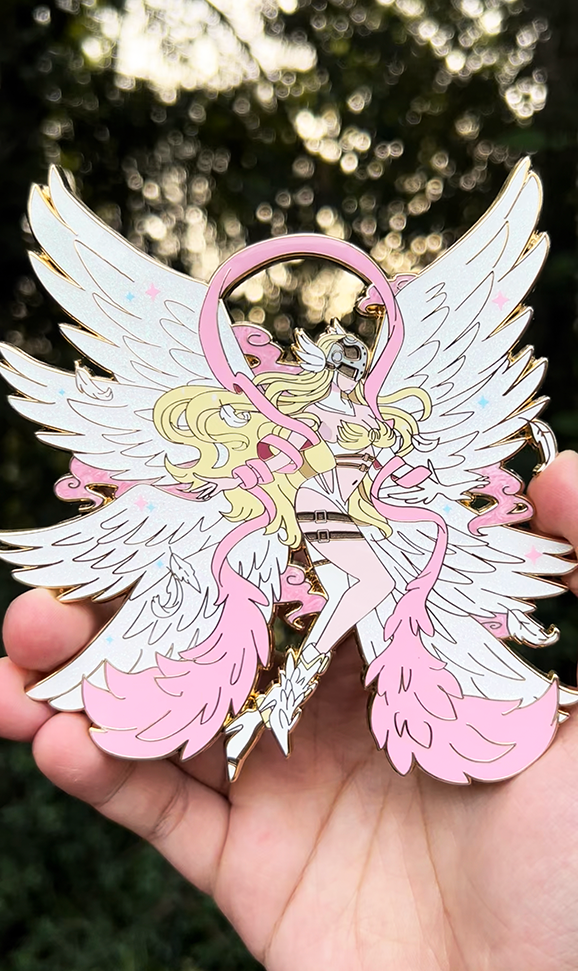 5&quot; FANTASY ANGEWOMON [CLASSIC] ENAMELPIN