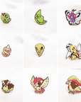 POKEDEX 001-024 ENAMEL PIN SET [MINI MONSTERS] [POKEDEX PROJECT] [24 PC]