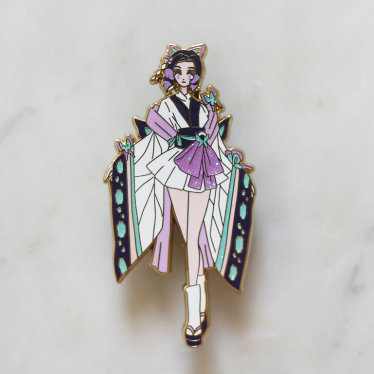 FASHION HAORI BUTTERFLY ENAMEL PIN [LIMITED EDITION]