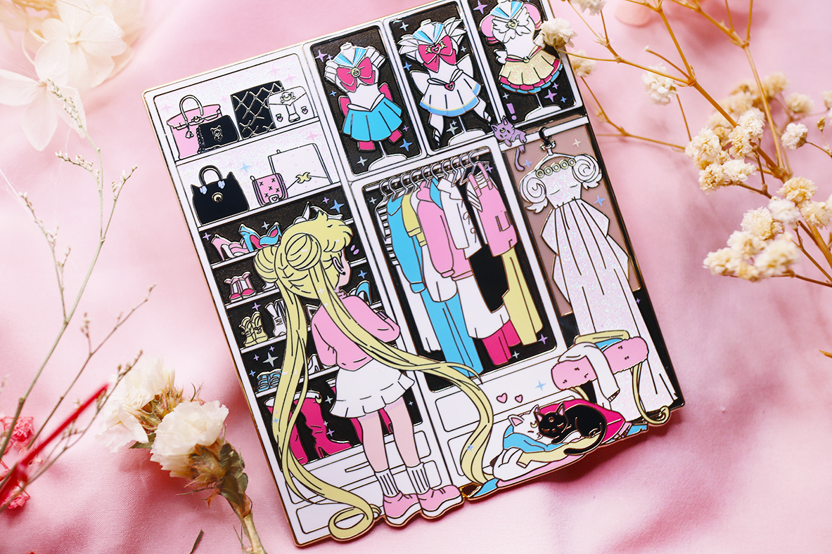 4&quot; USAGI&#39;s CLOSET ENAMELPIN