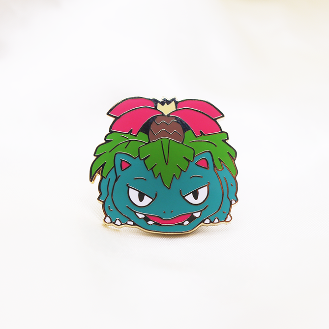 003 VENUSAUR ENAMEL PIN [MINI MONSTERS] [POKEDEX PROJECT]