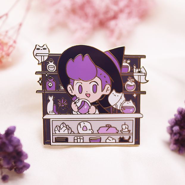 WITCH BOY POTION SHOP [OG COLORS] ENAMEL PIN