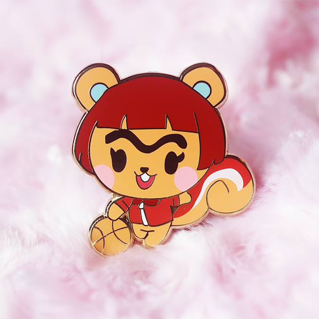 HAZEL ENAMEL PIN [villager]