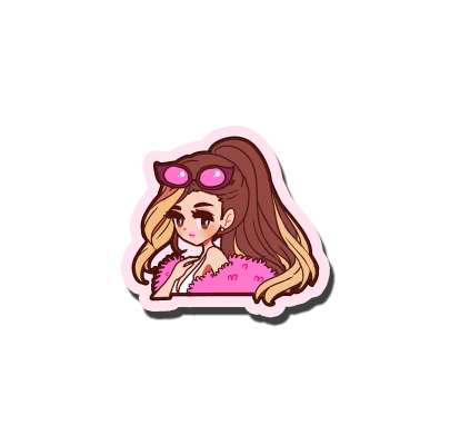 VINYL STICKER POP GIRL ARI THANKUNEXT