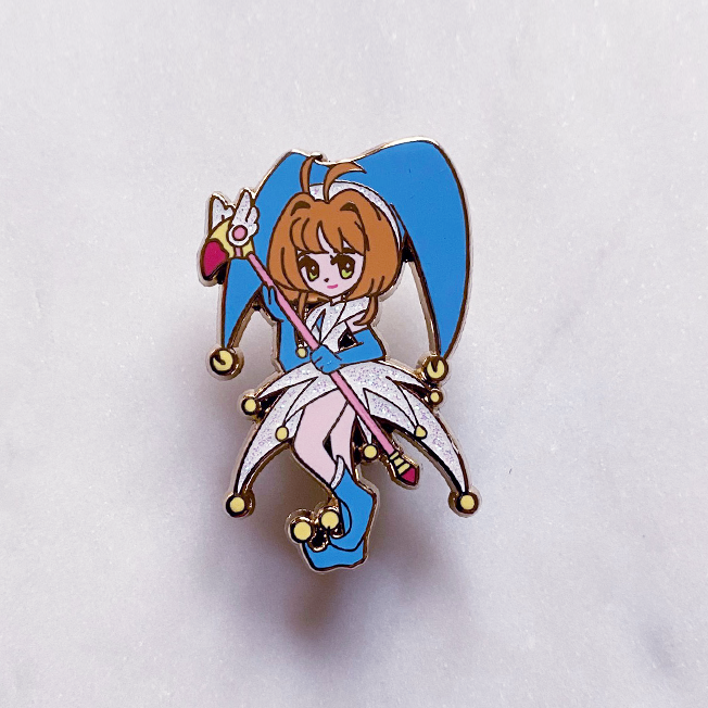 SAKURA - BLUE ENAMEL PIN [CCS]